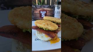 Chorizo And Egg Hashbrown Sandwiches  Dining With Dash [upl. by Willock741]