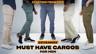 Top 6 Affordable and Stylish Cargo Pants For Men  Cargo Pants In Budget  Cargo Pants Outfit Idea [upl. by O'Brien]