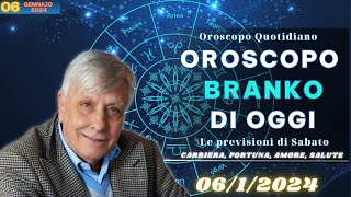 Oroscopo di Branko del 612024  Previsioni oroscopo per il fine settimana [upl. by Evslin]