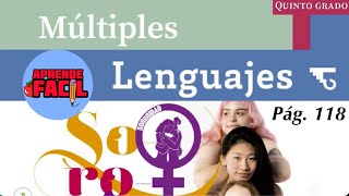 quotSororidadquot Múltiples lenguajes 5to grado Audiolibro Nuevos libros DIA DE LA MUJER  8 DE MARZO [upl. by Jones]