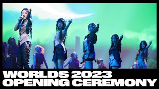 Worlds 2023 Finals Opening Ceremony Presented by Mastercard ft NewJeans HEARTSTEEL and More [upl. by Grayson]