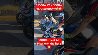 Superbike Faceoff S1000RR vs GSXR 1000RR vs M1000RR Racing 😱😱 [upl. by Lucine]