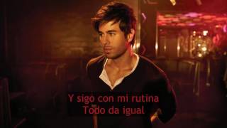 Enrique Iglesias  Me Cuesta Tanto Olvidarte  karaoke balada HD [upl. by Snider113]