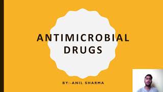 Antimicrobial Drugs GENERAL CONSIDERATION Basic introductionpharma care [upl. by Publia355]