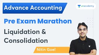 Pre Exam Marathon  Liquidation and Consolidation  Advanced Accounts  Nitin Goel Intermediate Pro [upl. by Evans570]