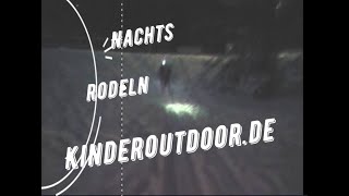 Kinder rodeln in der Nacht mit Stirnlampen [upl. by Stone]