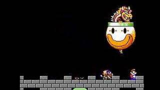 NES Super Mario World  Final Boss No Cheats [upl. by Atalee]