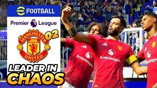 eFootball 2025  Manchester United vs Chelsea  Bruno Leads in the Blue Hell 2  Gameplay PS5 4K [upl. by Alexa]