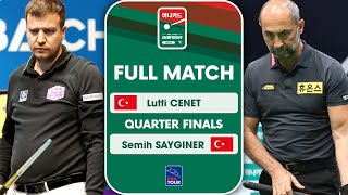 FULL MATCH Lutfi CENET  Semih SAYGINER  PBA Tứ Kết  Hana Card Championship 2023 [upl. by Nosac]