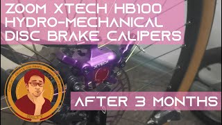 ZOOM XTECH HB100 HYDRAULIC CALIPERS  AFTER 3 MONTHS  VLOG14 [upl. by Zoara]