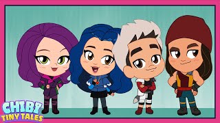 Descendants 123 As Told By Chibi 💜  Chibi Tiny Tales  Featuring Dara Reneé  disneychannel [upl. by Aneen]