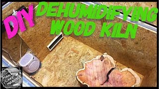 DIY dehumidifying wood kiln [upl. by Wells]