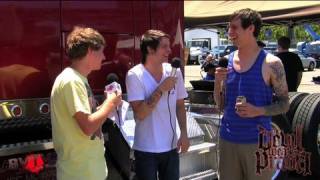 The Devil Wears Prada Interview 1 at Warped Tour 09  BVTV Music [upl. by Tlaw]