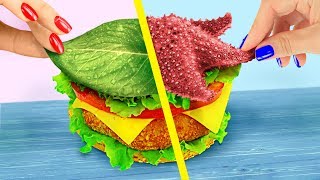 10 DIY Amazing Mermaid Fast Food vs Fairy Fast Food Challenge [upl. by Queen725]