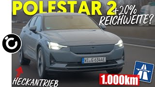 Polestar 2 2024 Langstreckentest  reicht es gegen das Tesla Model 3 [upl. by Arateehc]