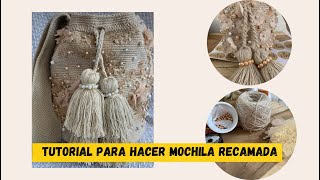 Aprende a hacer esta NOVEDOSA MOCHILA 😍  Fácil y Rápida  Tejidos a crochet 🧶 [upl. by Airasor872]