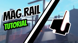 UPDATED Parkour Mag Rail Advanced Tutorial ROBLOX [upl. by Demmahom]