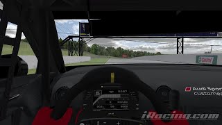 iRacing Canadian Tire Motorsports Park Audi RS3 LMS TCR Track Guide Hotlap  Telemetry [upl. by Thormora209]