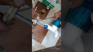 चूड़ी टूटे हुए PVC नल taps को कैसे लगाये shorts plumber tipsandtricks [upl. by Yetnom]