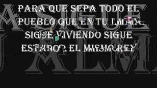 Pablo Montero  quotEscandaleraquot Letra [upl. by Lled]