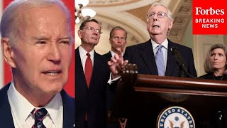 BREAKING NEWS Senate Republican Leaders Torch Bidens Proposed Tax Plan [upl. by Phene]