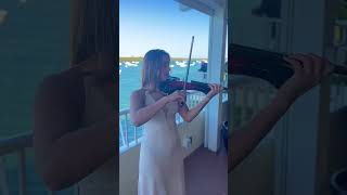 Beautiful Wedding Ceremony in Miami weddingviolinist violin violincover coldplay yellow [upl. by Enelyak]