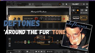 Deftones AROUND THE FUR guitar tone  AmpliTube 5 [upl. by Anavoig]