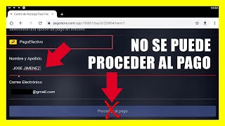 SOLUCIÓN Error No Se Puede Proceder al Pago al Recargar Diamantes de Free Fire en PagoStore [upl. by Anujra]