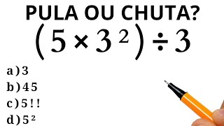 MATEMÁTICA BÁSICA  QUANTO VALE A EXPRESSÃO❓ [upl. by Goodwin971]