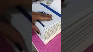 Parte 2 Finalizando a produção das 20 agendas personalizadas papelaria organização personalizado [upl. by Atirak404]