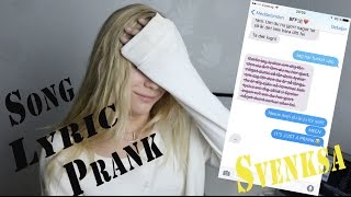 SONG LYRIC PRANK SVENSKA  Baksmällan  Petter [upl. by Aitret]