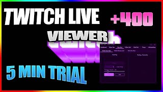 Twitch Live View Bot  Chat Bot  2024 Working   link in description [upl. by Anirbus88]