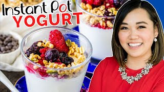 How to Make Instant Pot Yogurt Small or Large Batch [upl. by Marolda542]