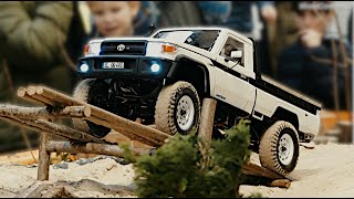 Scale RC Crawler RC4WD LWB mit Killerbody LC70 FIRST RUN [upl. by Esteban]