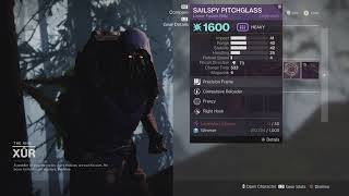 DESTINY 2 XUR LOCATION  MARCH 14 Destiny Destiny2 Xur [upl. by Sam469]