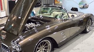 1958 Corvette Street Rod SEMA 2013 [upl. by Nohtanhoj]