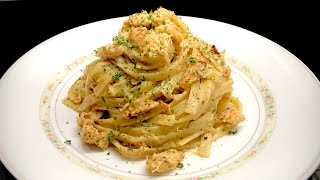 Creamy Crab Meat Pasta  Quick amp Easy [upl. by Featherstone]