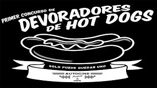 Concurso Devoradores de Hot Dogs en Autocine Madrid Race  OFF TOPIC [upl. by Hubey]