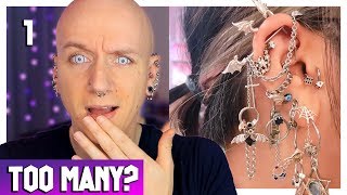 Crazy Industrial Piercings  Reacting To Piercings Gone Right 1  Roly Reacts [upl. by Evod]