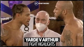 Anthony Yarde v Lyndon Arthur  Official Fight Highlights  SplitDecision Decides Title Bout [upl. by Grishilde]