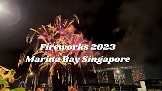 Kembang Api Tahun Baru 2023  Marina Bay Singapore [upl. by Asfah878]