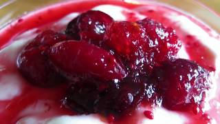 Cranberry sauce recipe  waiting for Lingonberries [upl. by Yneffit]