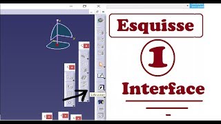 FORMATION CATIA ESQUISSE 1  INTERFACE [upl. by Anehsuc96]