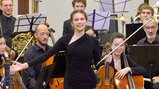 FIRST CLASSICAL CONCERT of 15yearold Karolina Protsenko  Mendelssohn Violin Concerto [upl. by Ardenia]