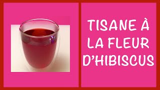 Comment Faire une Tisane à Fleur dHibiscus  Infusion Boisson Chaude ou Froide [upl. by Hertzfeld]