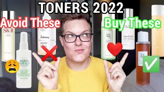 TONERS Round Up  My Current TOP 3 ❤️  BOTTOM 3 👎  Best Toners  Skincare [upl. by Sharia640]