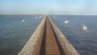 Amtrak 20 Crescent crossing Lake Pontchartrain Part 1 [upl. by Phyl]