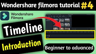 Manage timeline feature in filmora  Hindi   tutorial 4  filmora timeline  diversity tech hub [upl. by Omer]