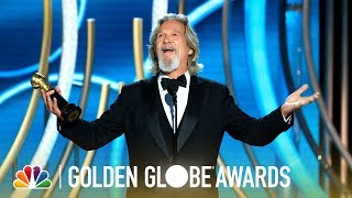 Jeff Bridges Receives the Cecil B deMille Award  2019 Golden Globes Highlight [upl. by Halil]