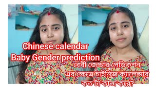 chinese calendar baby Gender predictionআমার বেবী জেন্ডার এর সাথে কি মিলেছে vlog chinesecalender [upl. by Mani479]